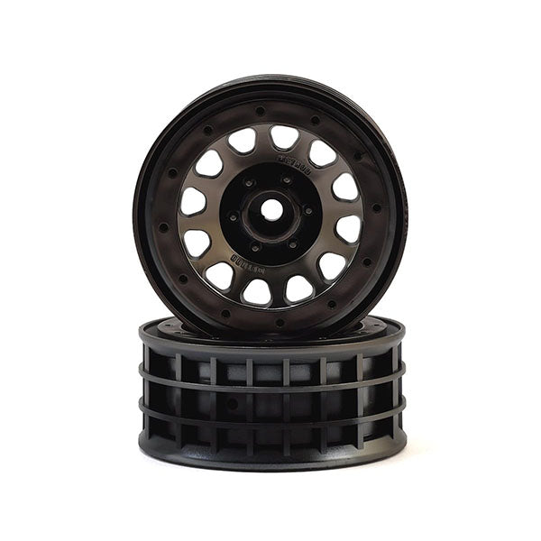 Traxxas Method 105 2.2 Beadlock Wheels (Black Chrome) (2) - Remote Control Toys - Traxxas