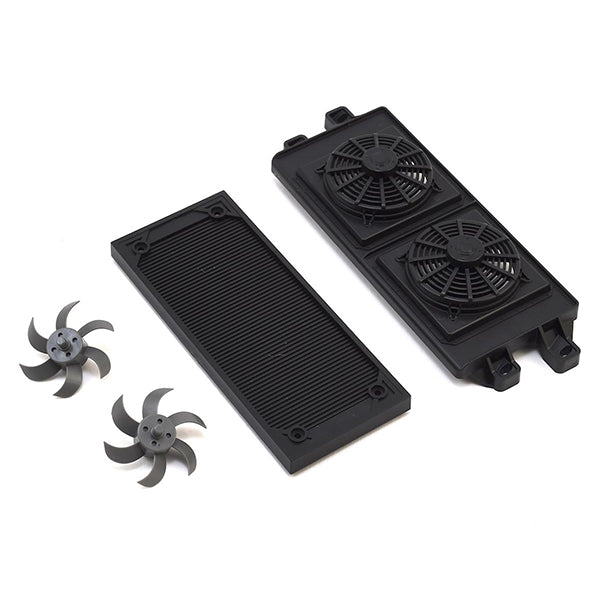 Traxxas Unlimited Desert Racer Radiator Set (Black) - Remote Control Toys - Traxxas