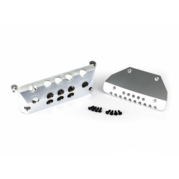 Traxxas Skidplate G63 F/R Satin Plated - Remote Control Toys - Traxxas