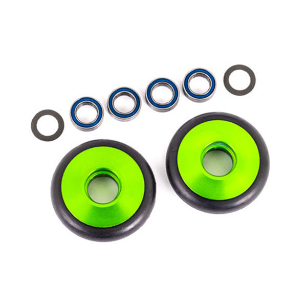 Traxxas Bandit/Rustler/Stampede 2WD Aluminum Wheelie Bar Wheels (2) - - Traxxas