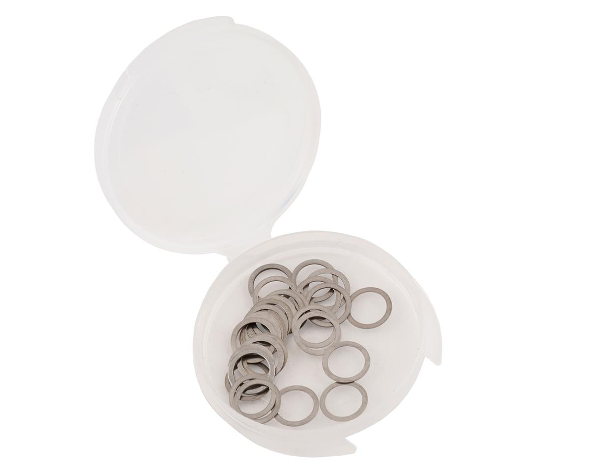Team Brood 6x8mm Steel Shim Assortment w/Plastic Container (28) (0.1/0.2/0.3/0.5mm) - - AMain Distributing