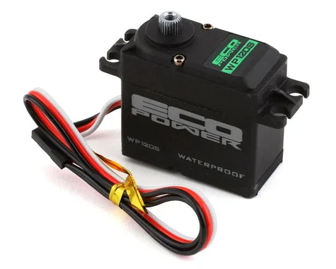 EcoPower WP120S Coreless Waterproof High Speed Metal Gear Digital Servo (High Voltage) - Parts - AMain Distributing