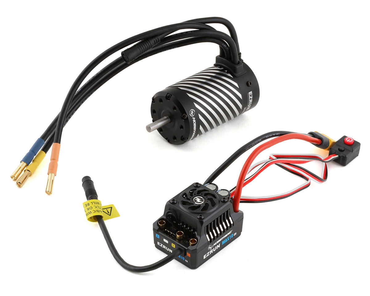 Hobbywing EZRun MAX10 G2 140 Amp Sensored Brushless Waterproof ESC/3665SD Motor Combo (3200kV) - - HobbyWing North America