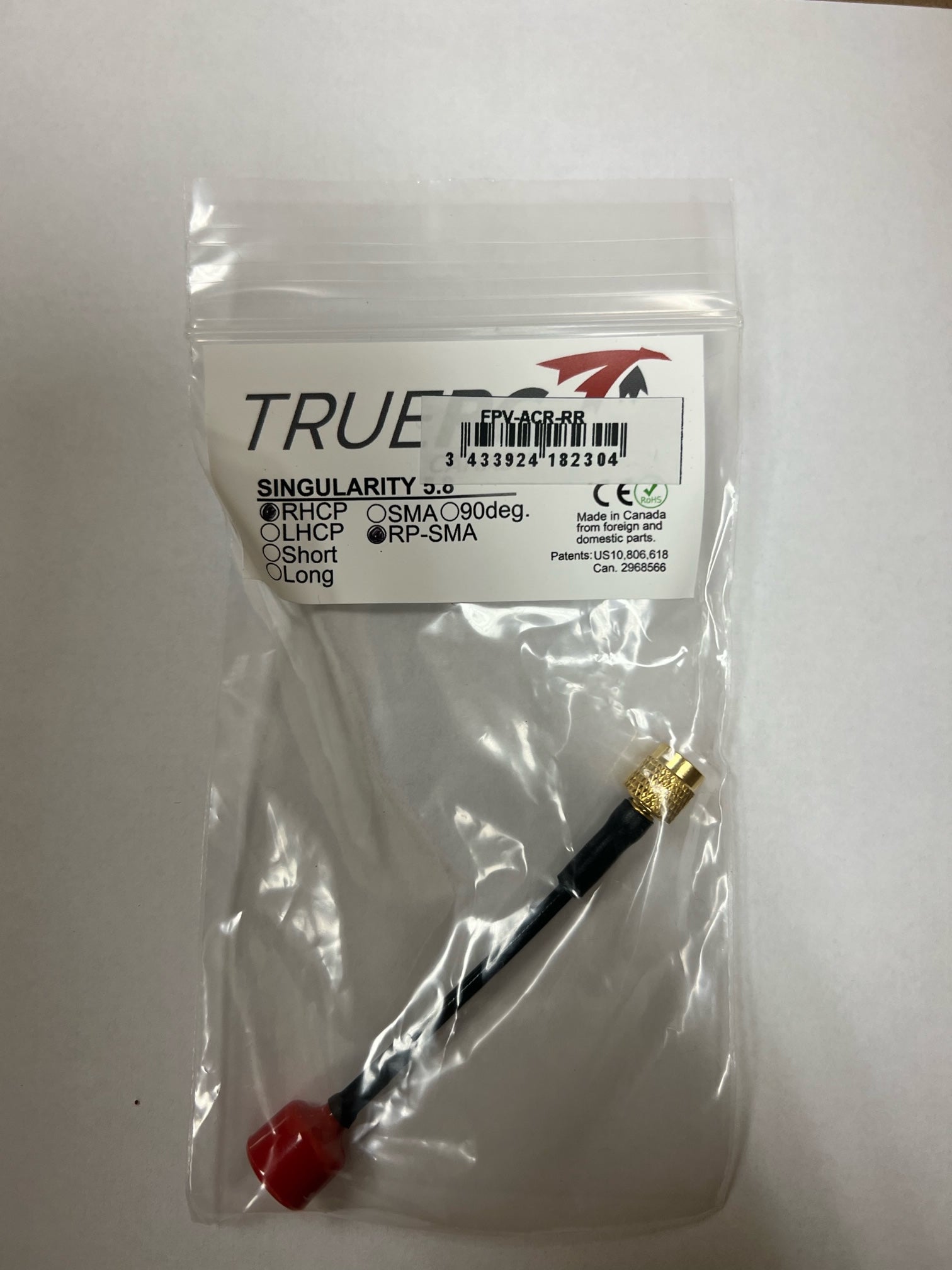 True RC Canada Long Singularity 5.8 - Parts - IronQuad