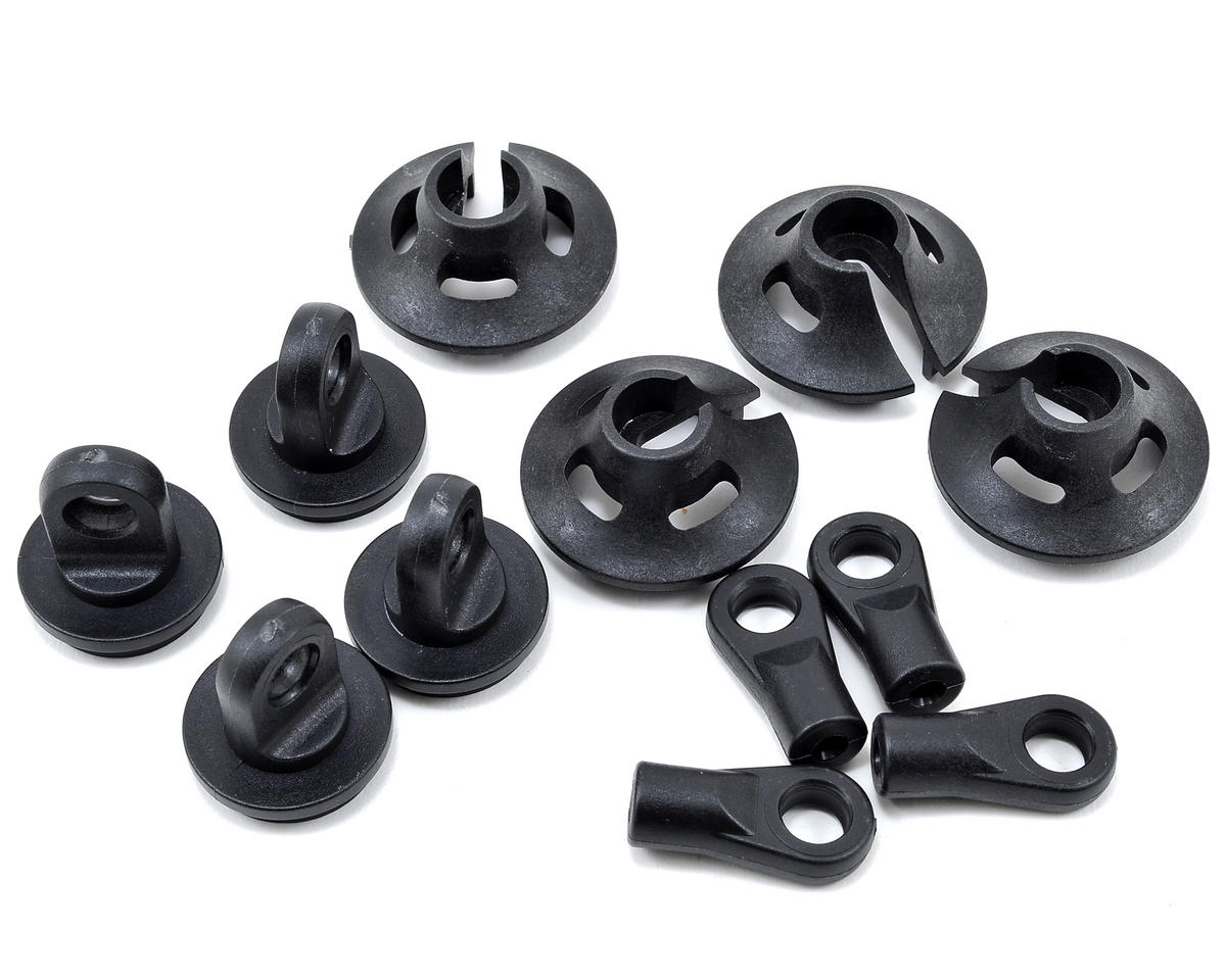 Losi Desert Buggy XL Shock Spring Cup, Clip & Shock End Set (2) - - Horizon Hobbies, Inc.