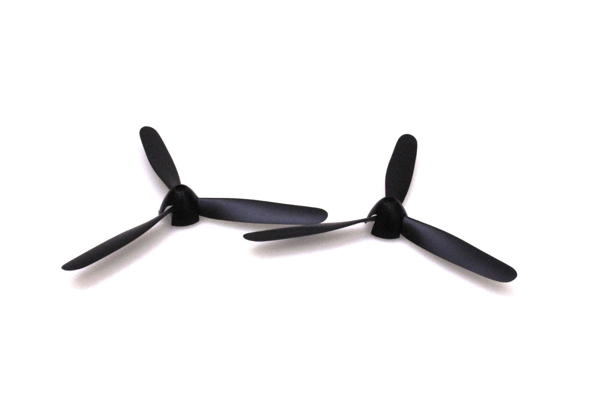 Rage RC 3-Blade Propeller & Spinner Set; Bf 109 - - HRP Distributing, Inc.