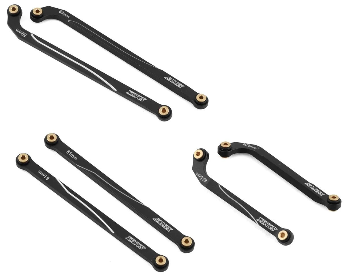 Samix SCX24 Deadbolt/Betty Aluminum High Clearance Link Kit (6) - Parts - AMain Distributing