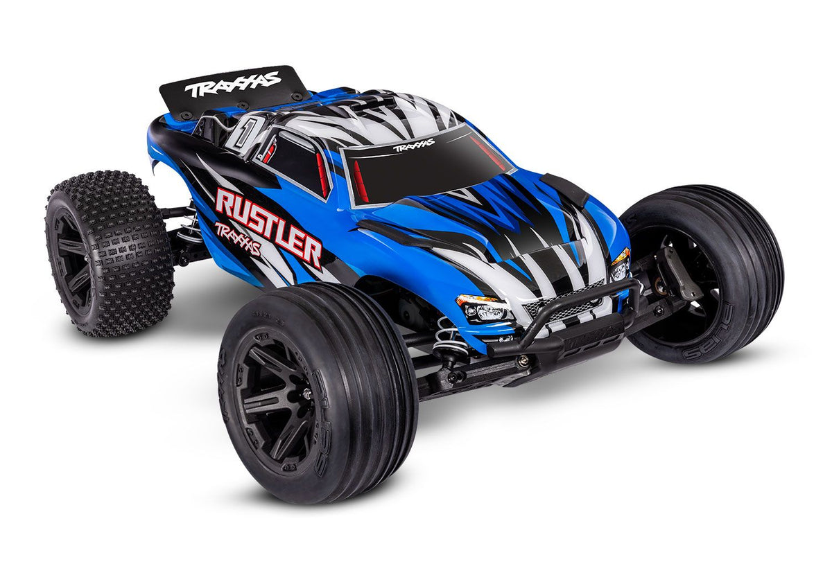 Traxxas Rustler HD 1/10 RTR 2WD Stadium Truck w/ USB-C Charger, XL-5 ESC -  - Traxxas