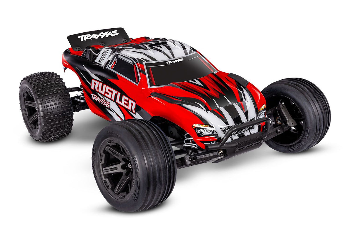 Traxxas Rustler HD 1/10 RTR 2WD Stadium Truck w/ USB-C Charger, XL-5 ESC -  - Traxxas