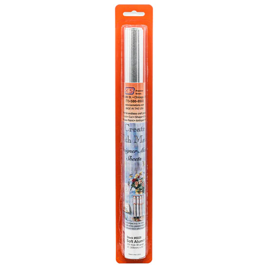 K&S Aluminum Crafting Foil: 0.005" Thick x 12" Wide x 30" Long (1 Roll) - Metal - K&S Precision Metals