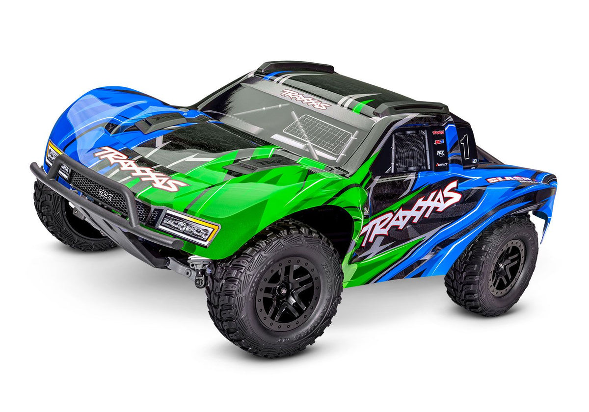 Traxxas Slash® 4x4 VX3 1/10 RTR 4WD Brushless Short Course Truck w/VX3 ESC, TQi™ Sport 2.4GHz Radio & TSM -  - Traxxas