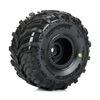 Proline Dreadnaught Mounted Black Wheel F/R (4) for Arrma Gorgon/Quake Grom -  - Horizon Hobby, Inc.