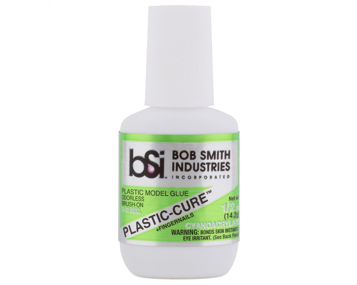 Bob Smith Industries Plastic-Cure Brush-On Odorless Medium CA Glue (1/2oz) -  - Bob Smith Industries