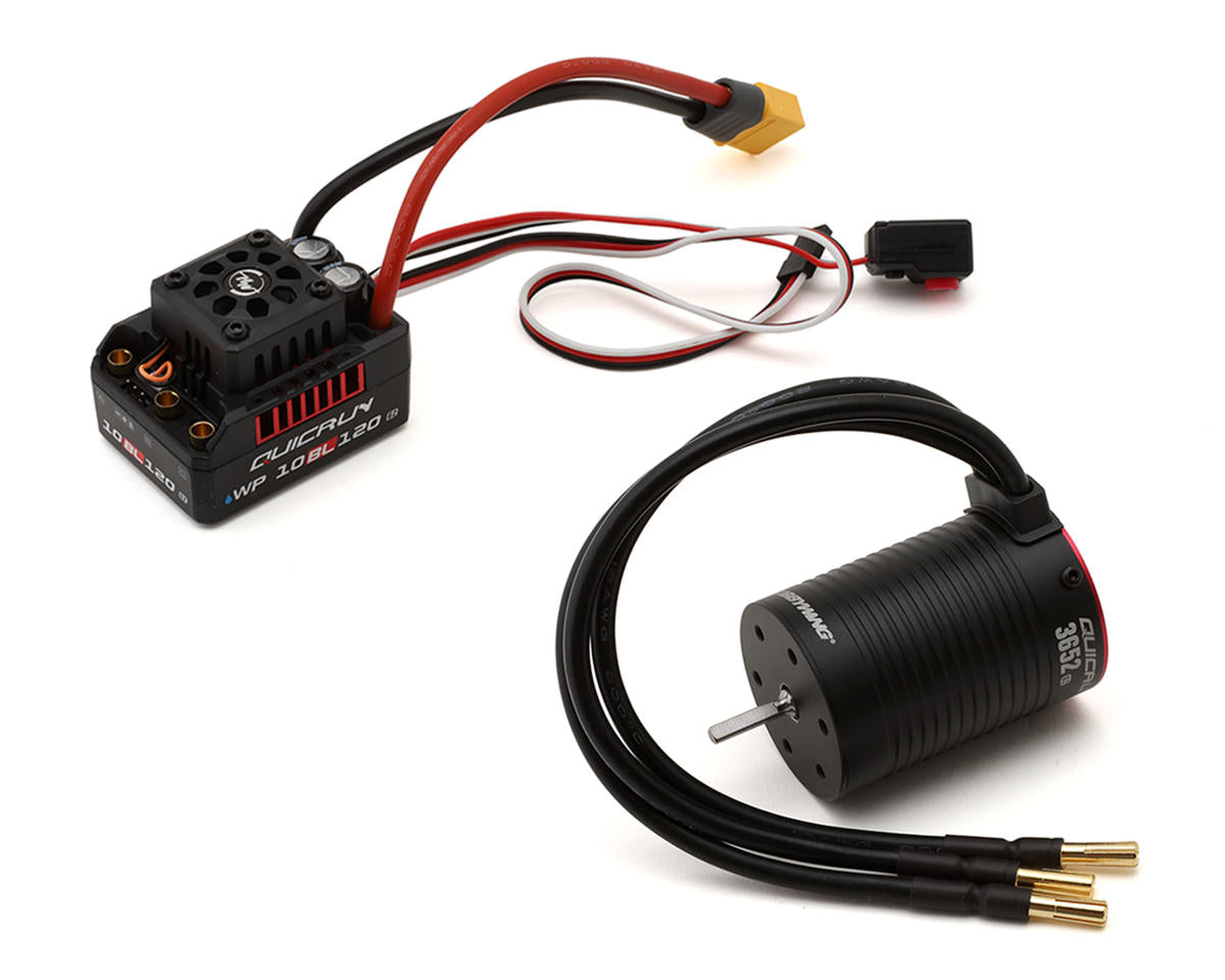 Hobbywing QuicRun 10BL120 G2 Sensorless Brushless ESC/3652SL Motor Combo -  - HobbyWing North America