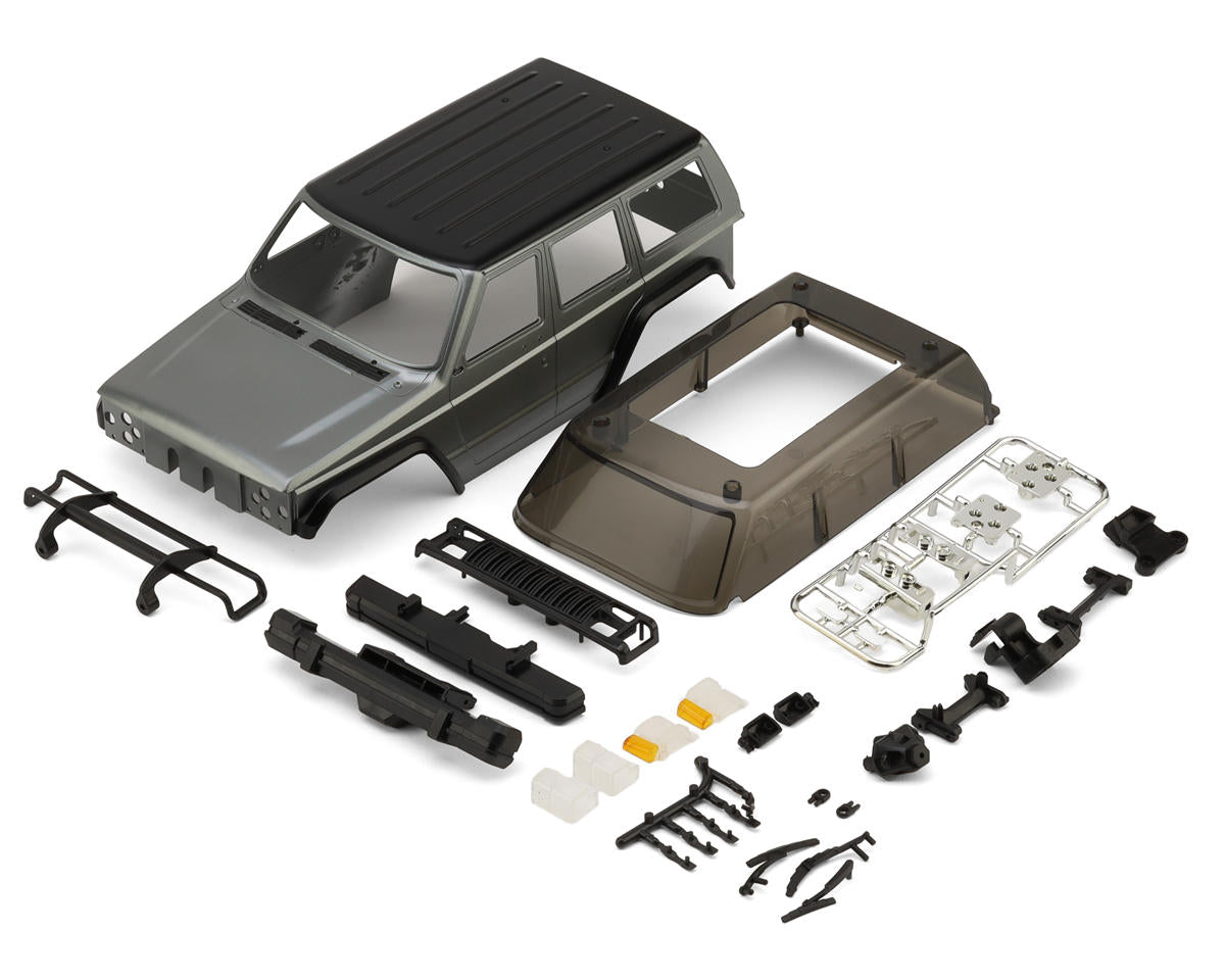 Injora Cherokee Hard Pre-Painted Body Set for Traxxas® TRX-4M® (Grey) (155mm Wheelbase) (Bronco/Defender) -  - AMain Distributing