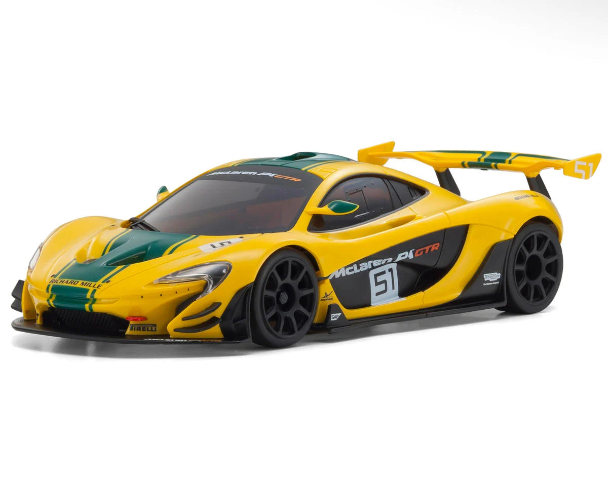 Kyosho MR-04 RWD Mini-Z Readyset w/McLaren P1 GTR Body (Yellow/Green) w/KT-531P 2.4GHz Radio -  - Kyosho
