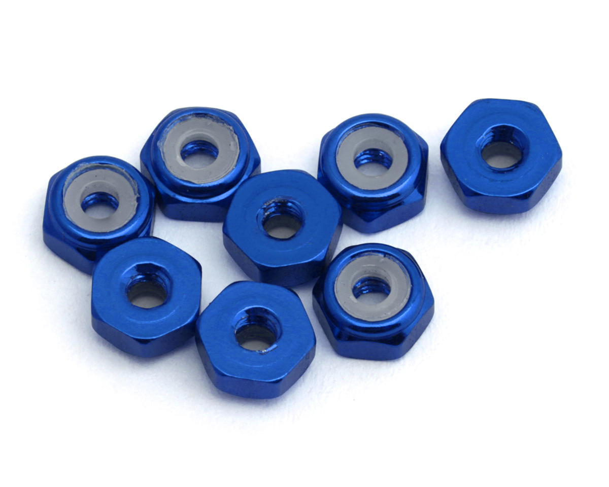Kyosho 2mm Aluminum Ny-Lock Nuts (8)