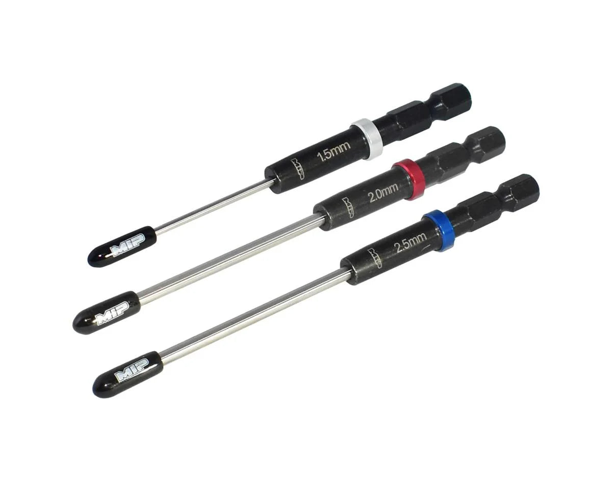 MIP Gen 2 Speed Tip Hex Driver Power Tool Tip Set (Metric) (1.5, 2.0 & 2.5mm) - stpatty - Horizon Hobbies, Inc.