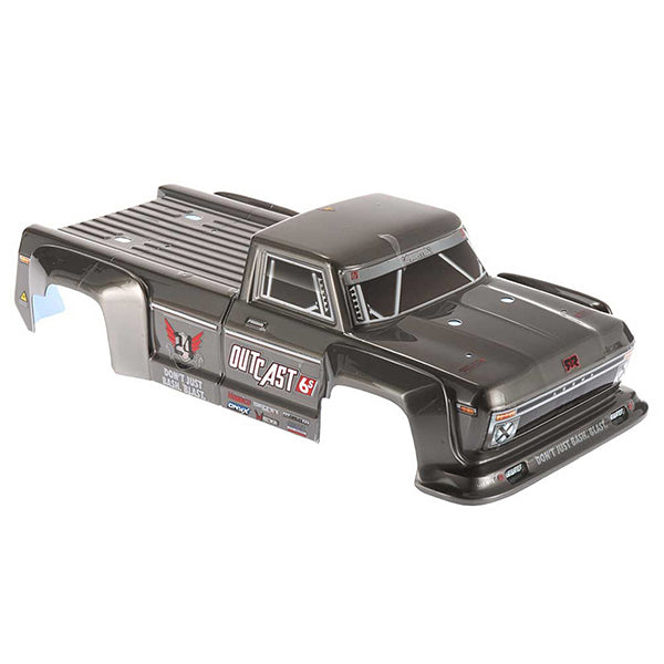 Arrma Outcast 6S BLX Pre-Painted Body (Dark Silver) - Remote Control Toys - Horizon Hobbies, Inc.