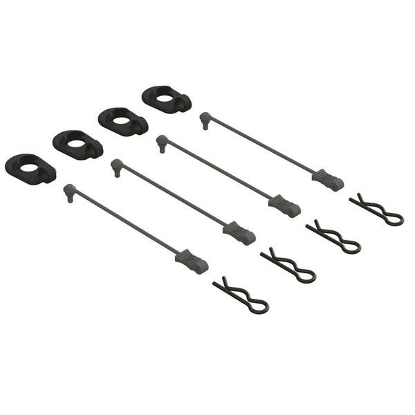 Arrma 8S BLX 1/5 Scale Body Clip Retainers (4) - Parts - Horizon Hobbies, Inc.