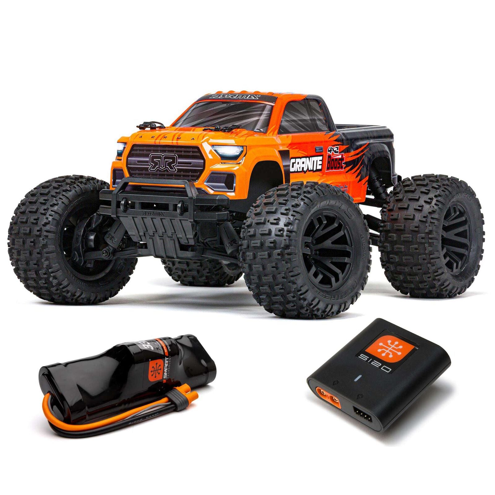 Arrma Granite 4X2 BOOST 1/10 Electric RTR Monster Truck w/SLT2 2.4GHz Radio, Battery & Charger -  - Horizon Hobbies, Inc.