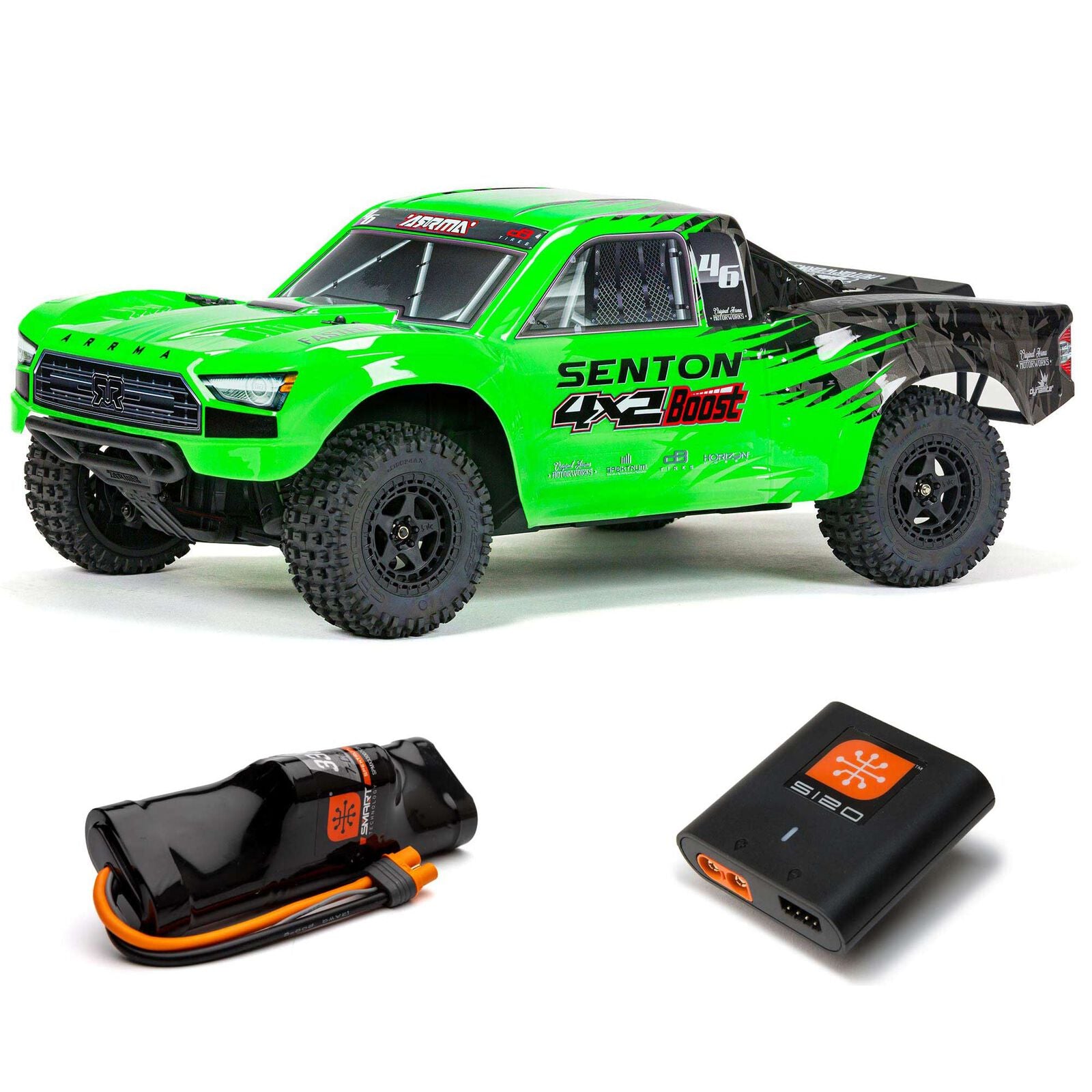Arrma Senton 4X2 BOOST 1/10 Electric RTR Short Course Truck w/SLT2 2.4GHz Radio, Battery & Charger -  - Horizon Hobbies, Inc.