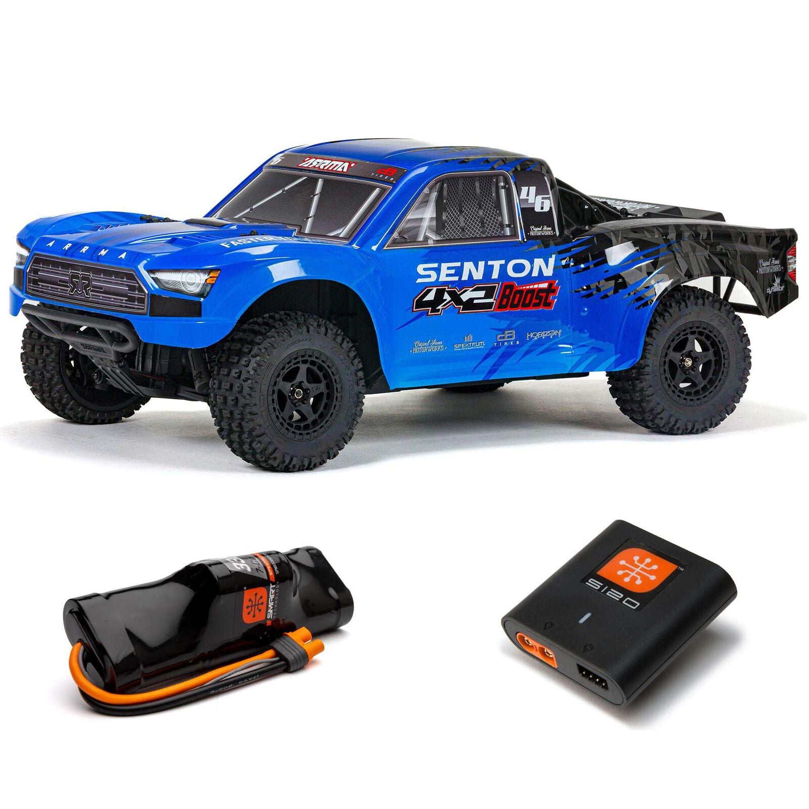 Arrma Senton 4X2 BOOST 1/10 Electric RTR Short Course Truck w/SLT2 2.4GHz Radio, Battery & Charger -  - Horizon Hobbies, Inc.