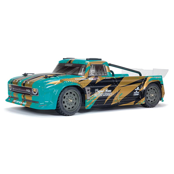 Arrma Infraction V3 1/8 RTR Electric 4X4 MEGA Resto-Mod Street Bash Truck w/Spektrum SLT3 2.4GHz Radio - RC Car - Horizon Hobbies, Inc.