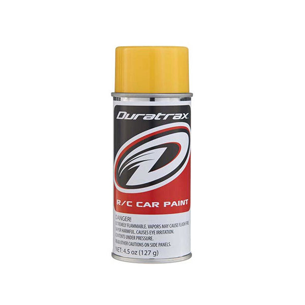 DuraTrax Polycarb Mellow Yellow Lexan Spray Paint (4.5oz) - Remote Control Toys - Horizon Hobbies, Inc.