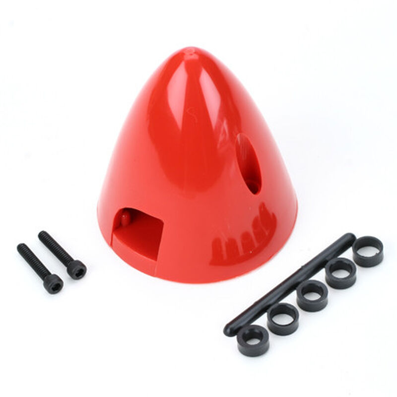 DuBro 2-1/2" 4 Pin Spinner (Red) - Remote Control Toys - Horizon Hobbies, Inc.