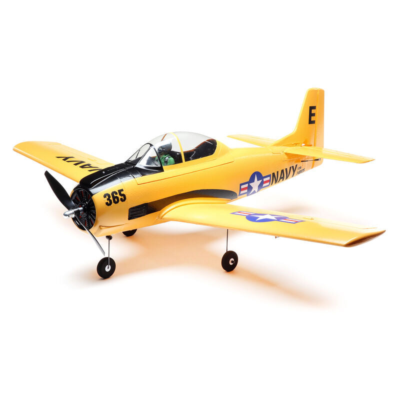 E-flite T-28 Trojan BNF Basic Electric Airplane w/AS3X & SAFE Technology - RC Plane - Horizon Hobbies, Inc.