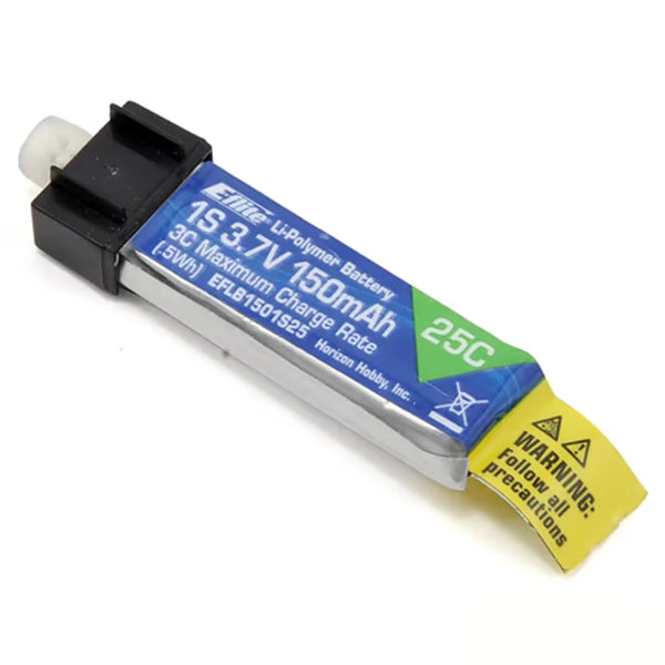 E-flite 1S LiPo Battery 25C (3.7V/150mAh) - Remote Control Toys - Horizon Hobbies, Inc.