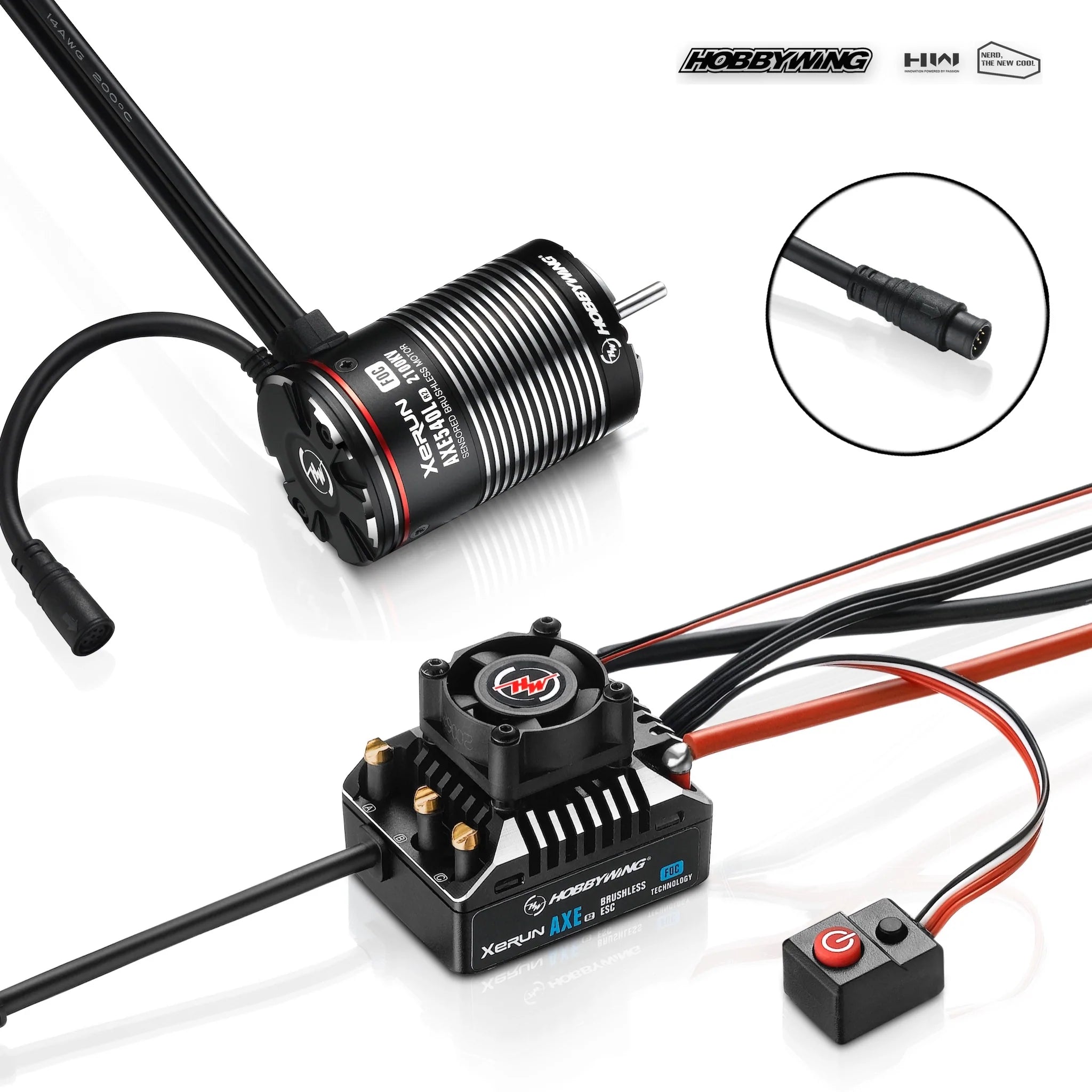 Hobbywing XeRun AXE R3 Combo with 540L R2 2800kv Motor -  - HobbyWing North America