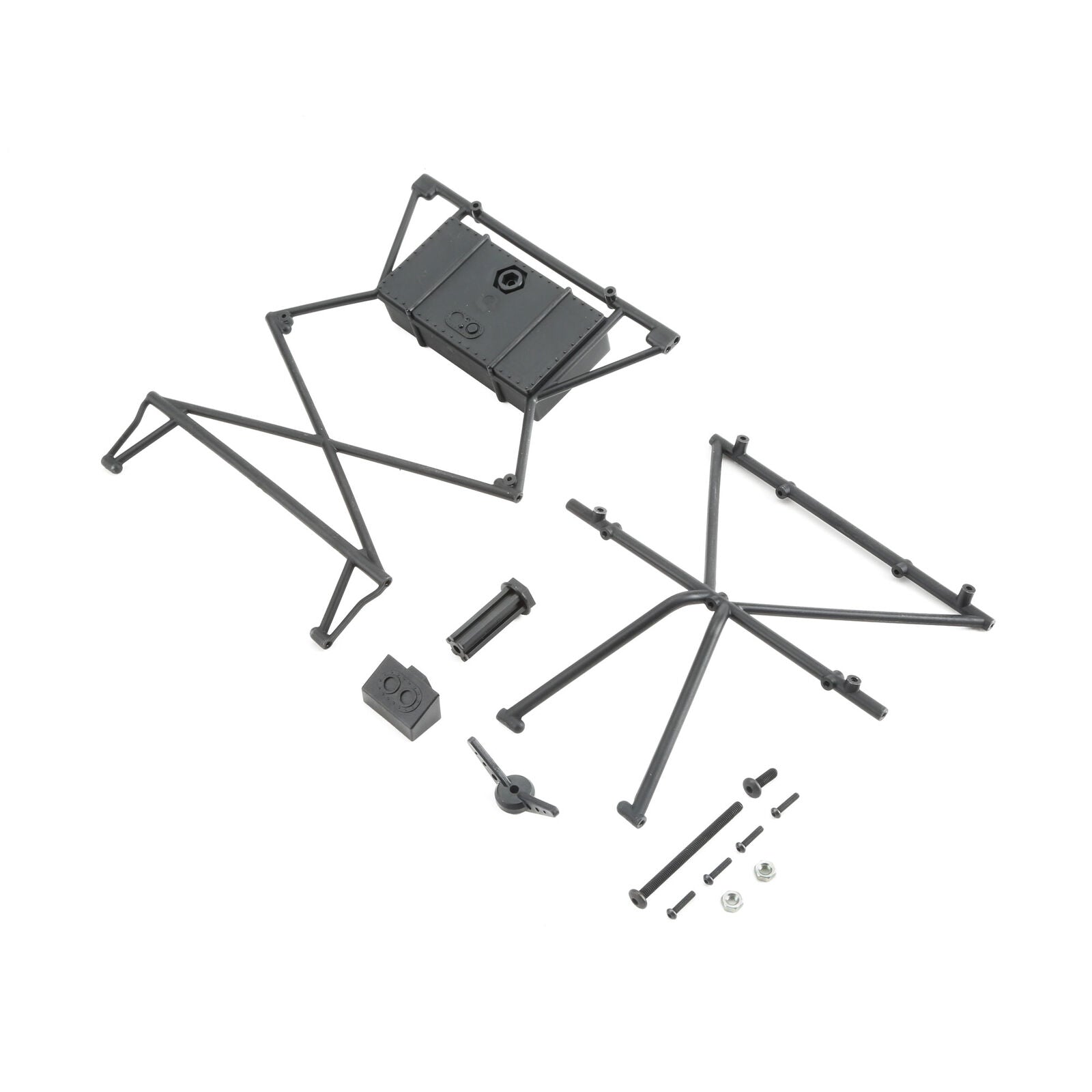 Losi Top Bar X-Bar Cover and Tire Mount: Baja Rey - Parts - Horizon Hobbies, Inc.