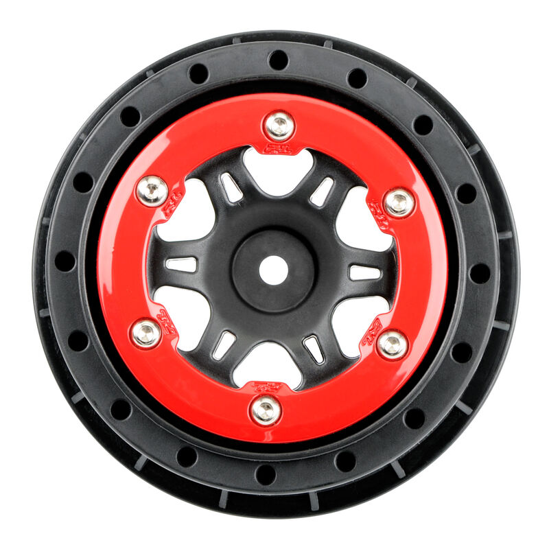 Split Six 2.2/3.0 Red-Beadlock - Remote Control Toys - Horizon Hobbies, Inc.