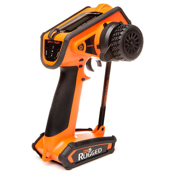 Spektrum RC DX5 Rugged 5-Channel DSMR Surface Radio (Orange) (Transmitter Only) - Remote Control Toys - Horizon Hobbies, Inc.