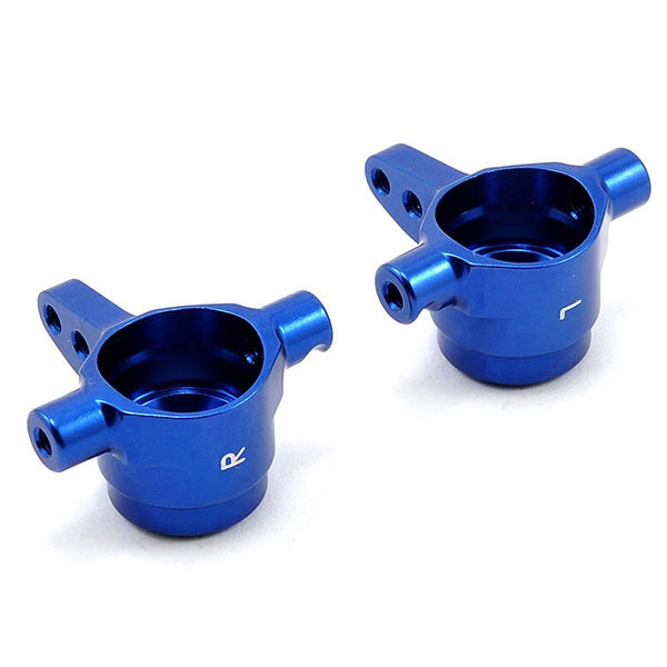 Traxxas Aluminum Steering Block Set (Blue) (2) - Remote Control Toys - Traxxas