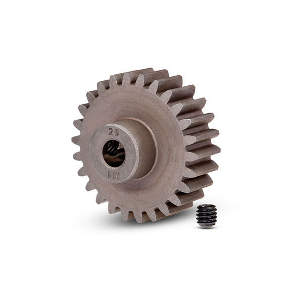 Traxxas Gear, 26-T pinion (1.0 metric pitch) (fits 5mm shaft)/ set screw - Remote Control Toys - Traxxas