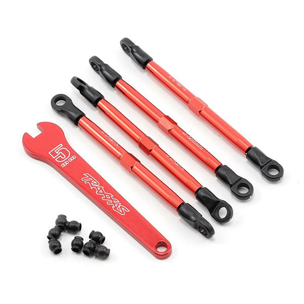 Traxxas Aluminum Toe Links (Red) (4) - Remote Control Toys - Traxxas