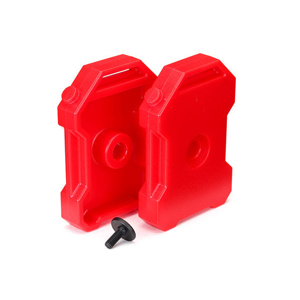 Traxxas TRX-4 Fuel Canisters (Red) (2) - Remote Control Toys - Traxxas