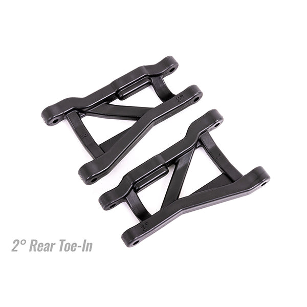 Traxxas Drag Slash Rear Heavy Duty Suspension Arms (Black) (2) (2° Toe-In) -  - Traxxas