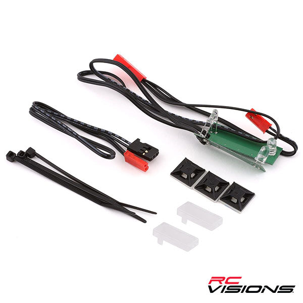 Traxxas Front LED Light Set (Red) - Parts - Traxxas