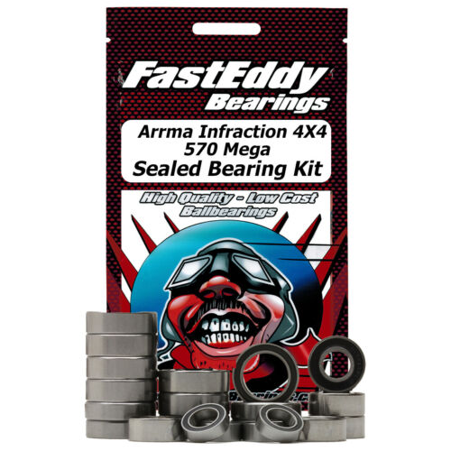 FastEddy Bearings Arrma Infraction 4X4 570 Mega Sealed Bearing Kit -  - Horizon Hobbies, Inc.