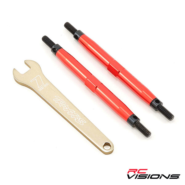 Traxxas 88mm Aluminum Front/Rear Toe Link Set (Red) (2) (Slayer Pro) -  - Traxxas